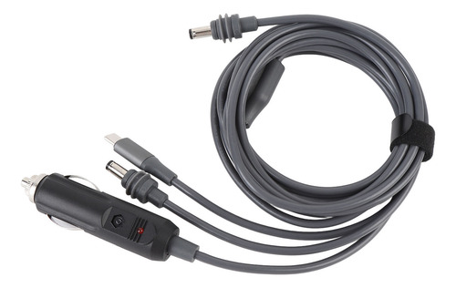 Cable De Coche 3 En 1 Dc Plug And Play De 100 W Usb C 12-24