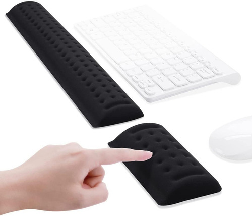 Reposamuñecas De Espuma Ergonómica Para Teclado Y Mouse