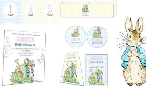 Kit Imprimible Peter Rabbit Candy Bar