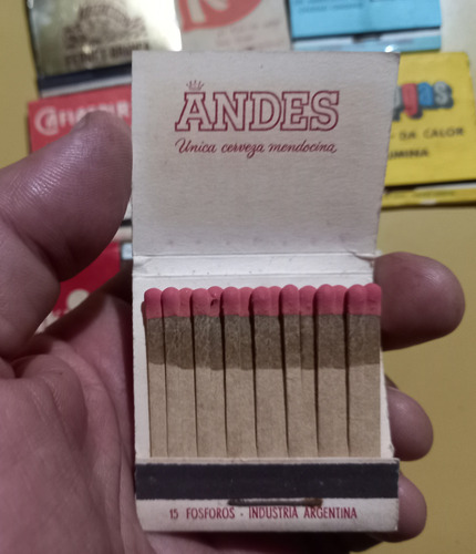 10 Antiguas Carteritas De Fosforos Publicidades Argentina (Usado)