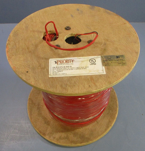 Priority Wire & Cable 18-02 Fplr Red Riser Fire Alarm Ca Mmm