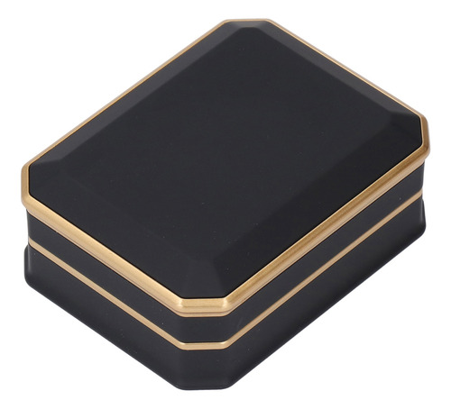 Estojo De Colar: Joias Interiores De Veludo Led Preto Fosco