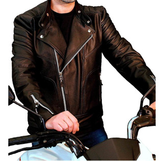 jaqueta de couro motoqueiro impermeavel