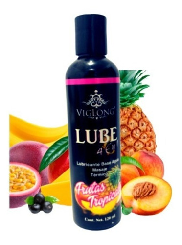 Lubricante Térmico 4 En 1 Distintas Frutas 4 Oz - Vig Long