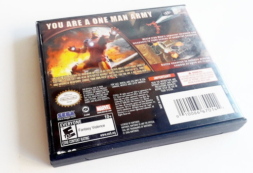 Juego Nintendo Ds Iron Man En Caja - No Envío