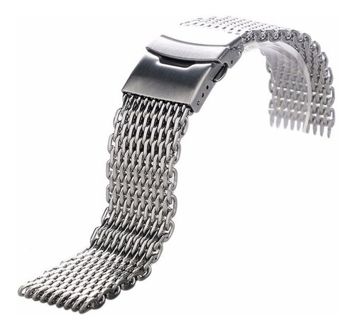 Pulseira Mesh 20mm Interlock Pronta Entrega
