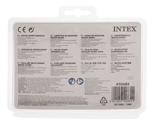 Óculos Para Natação Sport Aqua - Intex