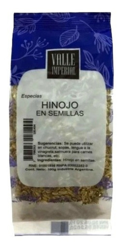 Hinojo En Semillas - Valle Imperial -  100 Grs.