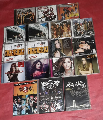 Cd Rbd Rebeldes-celestial 15 Cds 3 Dvds(originais)leia Desc