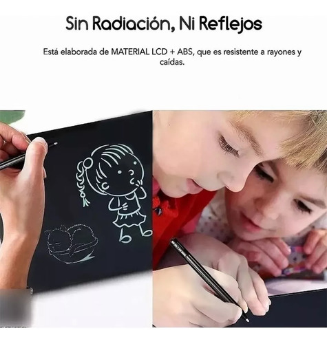 1 Pizarra Mágica Lcd Tablero De Dibujo Pluma Para Niño 8.5in Color Color