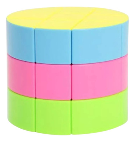 Cubo Rubik Cilindro 3x3x3 Tipo Barril Coleccionable