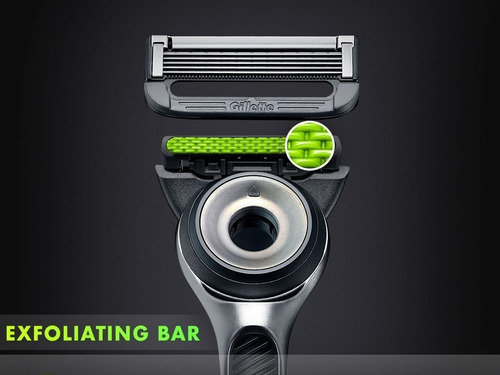 Gillette Labs Barra Exfoliante Con Repuesto Stand Magnetico