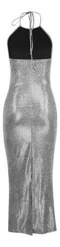 Nnnn Vestido De Noche Liso Tipo Camis Para Mujer, Sin
