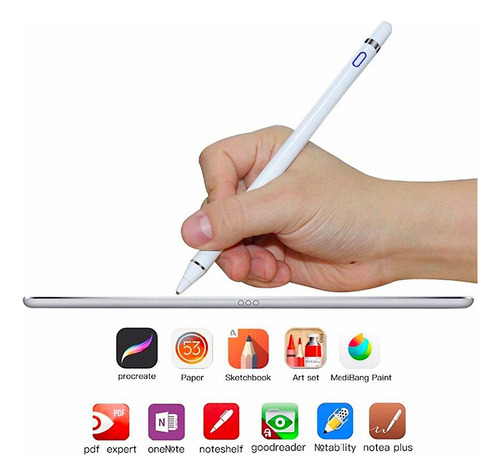 Lápiz Pencil Táctil Stylus Para Apple iPad Palm Rejection