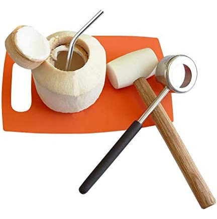 Herramientas Para Abrir Cocos Con Martillo Super Seguro Y Fá