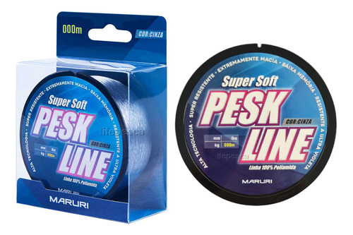 300 Metros De Linha Maruri Pesk Line 0,23mm (3,0kg) A Melhor