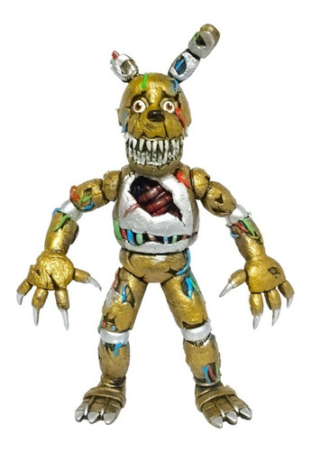 Figura Five Nights At Freddy's Twisted Springtrap Golden