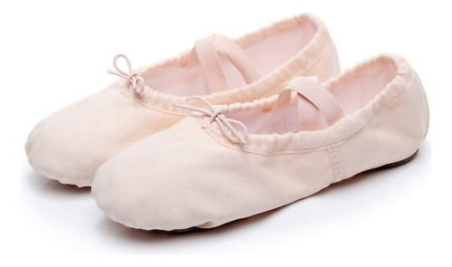 Zapatos De Ballet Y Danza Para Niñas, Zapatillas De Lona Par