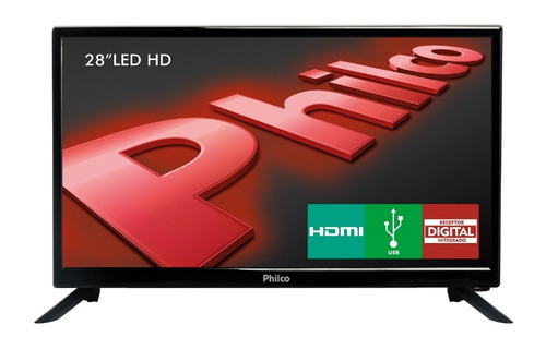 Tv Led 28  Philco Ph28n91d Hd Conversor Digital 1 Usb 1 Hdmi