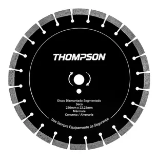 Disco Diamantado 9 Segmentado Thompson En