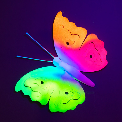 Pintura Neon Acrilica Set De 8 Colores De 100ml Cada Uno