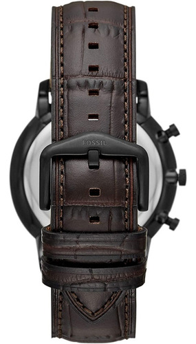 Reloj Fossil Acero-cuero Originales Nuevos En Caja