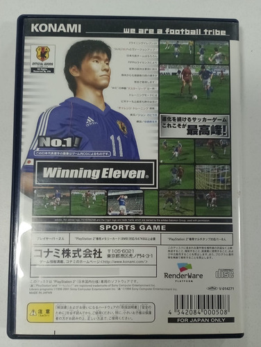 Jogo Winning Eleven 6 Ps2 Japones Usado Em Perfeito Estado (Usado)