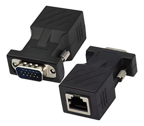 Extensor Vga A Adaptador De Red Cat5e Cat6 Rj45