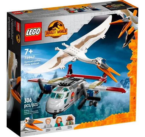  Emboscada Lego Jurassic World Aérea Del Quetzalcoatlu 306pc