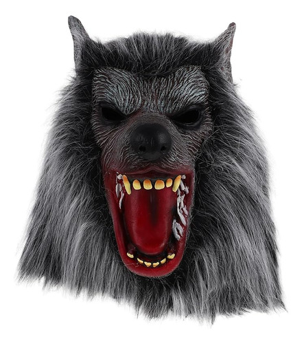Modelo Realista De Simulação De Cabeça De Lobo De Látex Inte