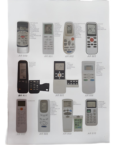 Control Remoto Luft (easy) Aire-acondicionado Otros Modelos