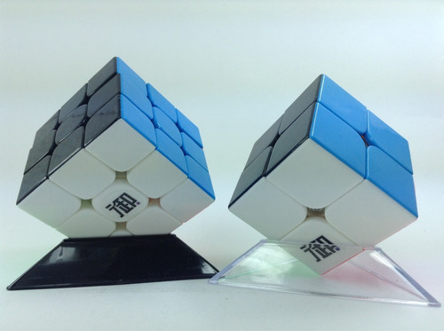 Paquete Cubos Rubik Kung Fu Cara Negra Qinhong + Yuehun
