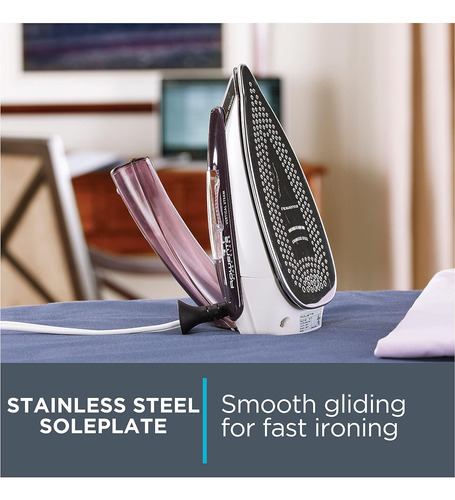 Plancha De Vapor Rowenta Pro Compact Con Suela De Acero Inox