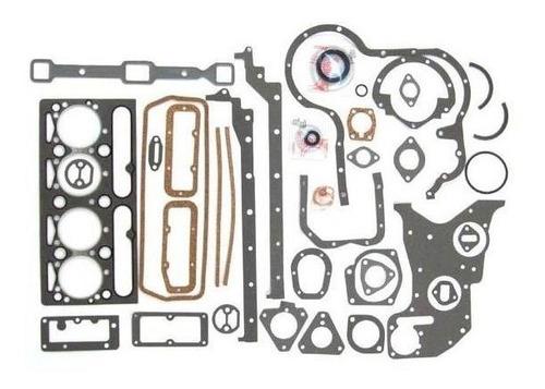 Jogo Junta Motor Perkins 4203 - 8br/65x  Misto  C/retentores