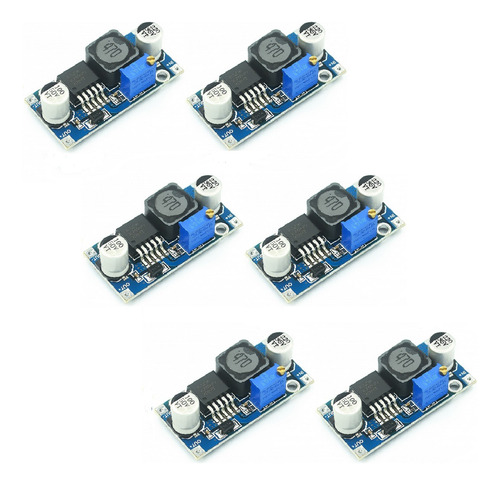 6x Fonte Regulável Step Up Xl6009 Dc Dc Boost Serve Arduino