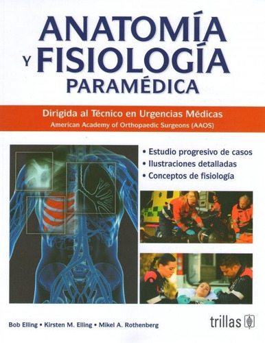 Libro Anatomía Y Fisiología Paramédica Editorial Trillas