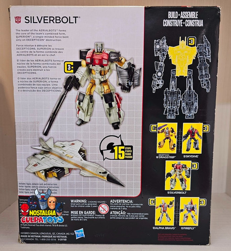 --- Culpatoys Transformers Generations Serie De 5 Con Baf 2 (Usado)