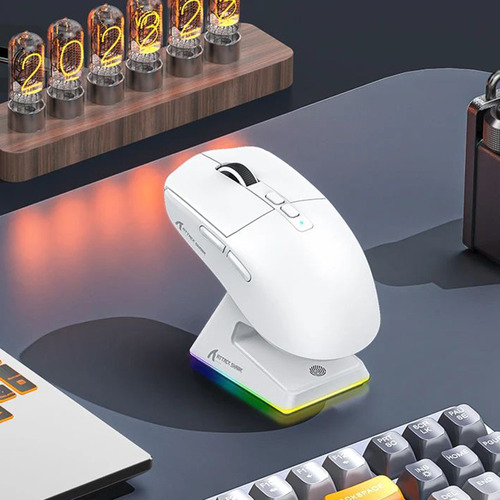 Ratón Bluetooth Attack Shark X6 Para Videojuegos Pixart Paw3