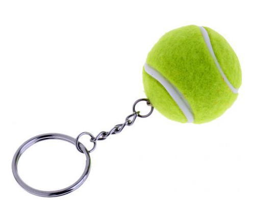 2x Mini Pelota De Tenis Llavero Llavero Teléfono Ornamento