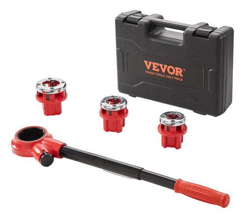 Vevor Kit De Enhebrador De Tubo De Trinquete, 1/2  Npt, 3/4 