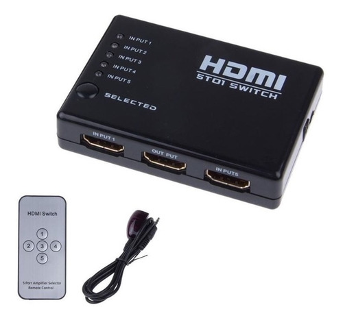 Imagen 5 de 6 de Switch Selector Hdmi 5 A 1