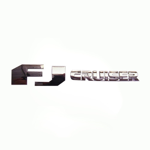 Logo Emblema Fj Cruiser Cromado 25 Cm X 4,2 Cm Envío Gratis