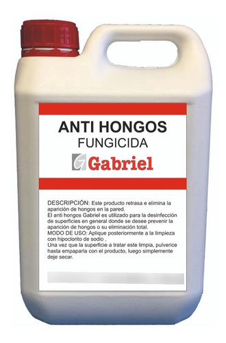  Anti Hongos Fungicida Para Paredes  5 Litros 