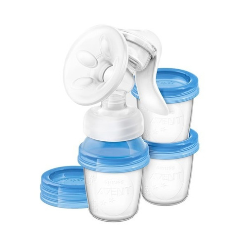 Avent 10 Vasos Almacenar Leche Materna C/ Adaptador Biberon