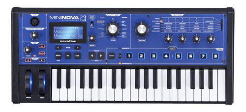 Teclado Sintetizador Novation Mininova 37 Teclas Cor Azul 110v/220v