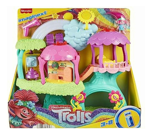 Imaginext Trolls Set De Juego La Casa Del Árbol De Poppy