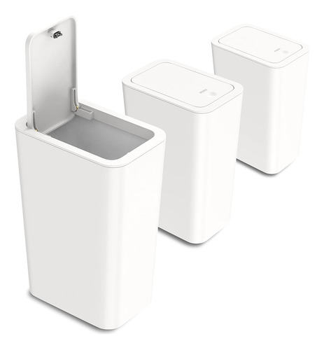 Juego De 3 Cubos De Basura Pequeños 10 Litros