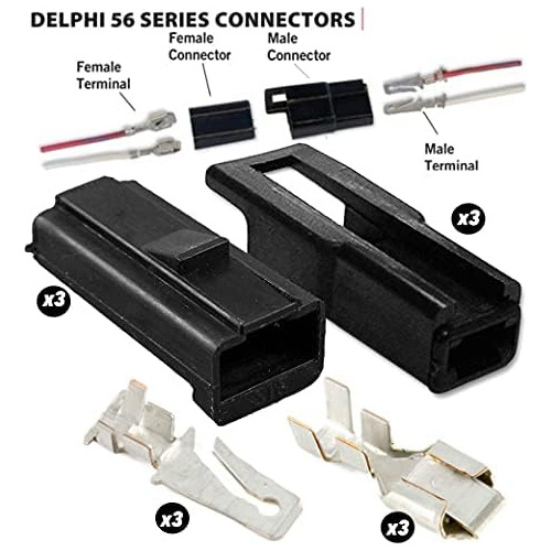 Conector Aptiv Metripack 56 De 1 Pin Terminales Macho Y...