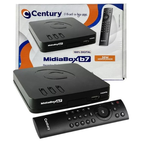 Novo Receptor Midiabox B7 100% Digital - Century