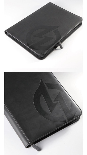 480 Trading Cards Case Binder Con Cremallera 12 Azul